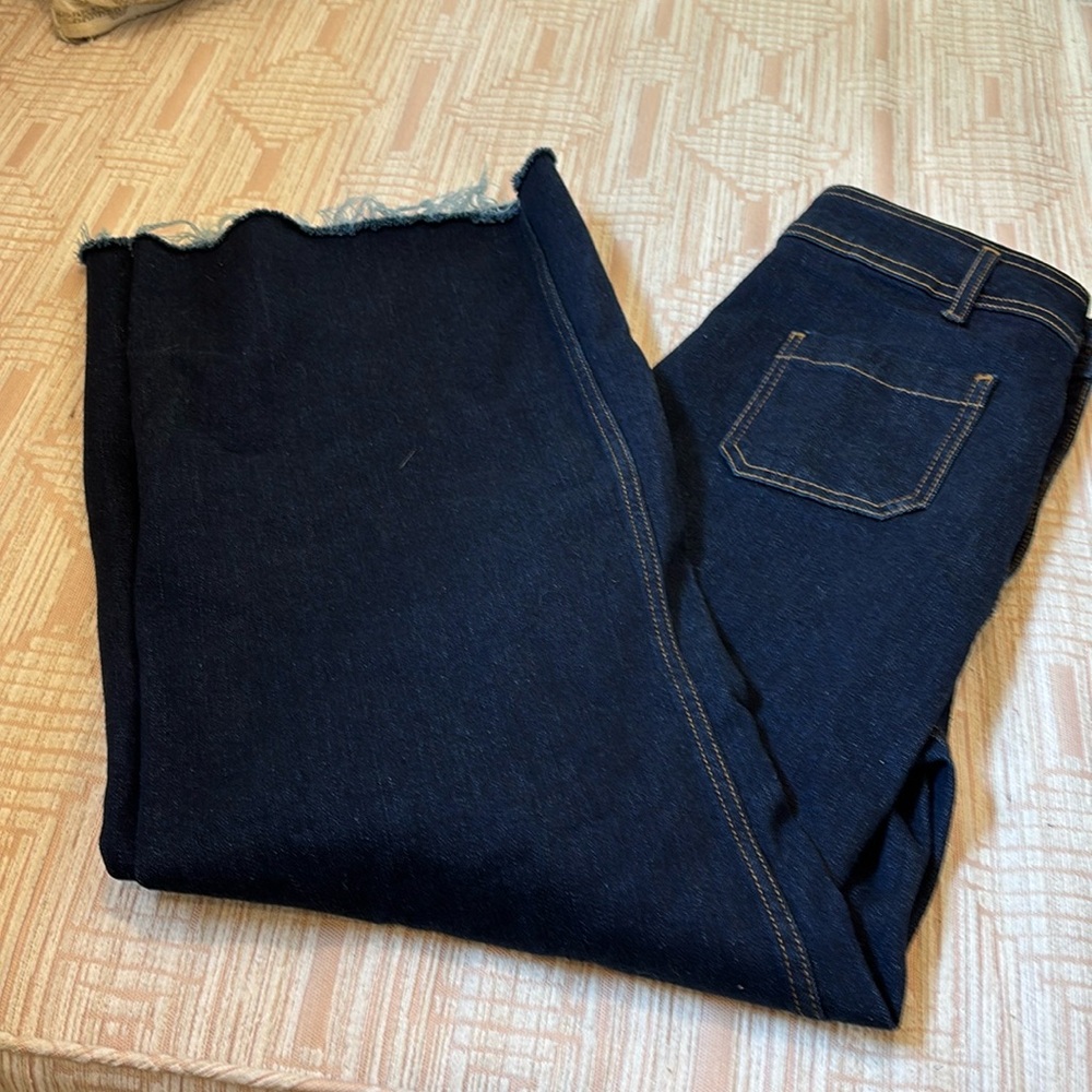Zara Marine wide legged jeans